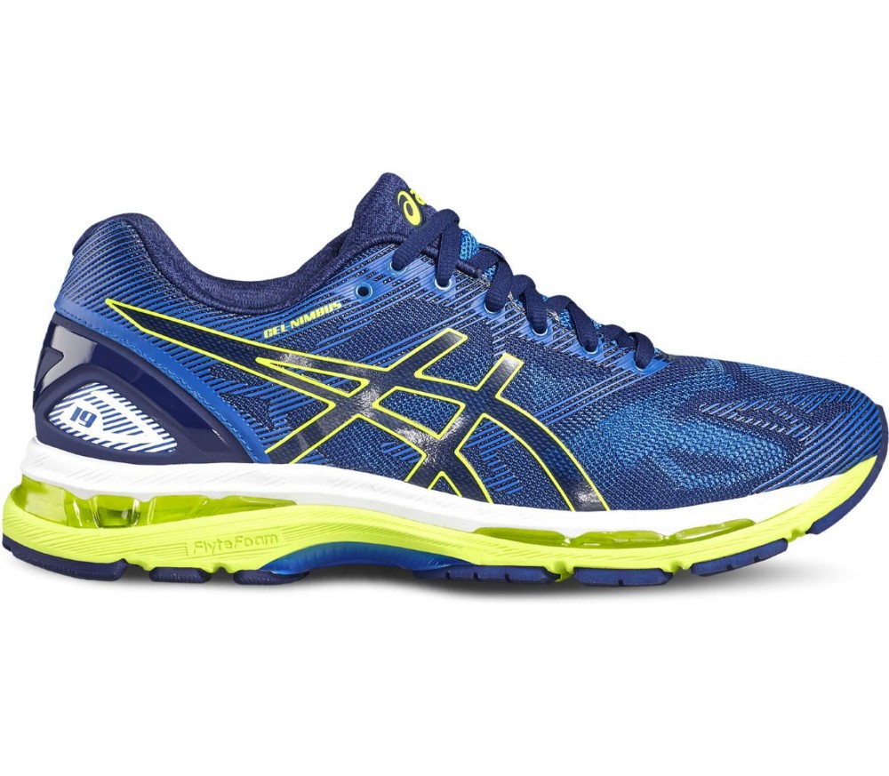 asics hombre azul