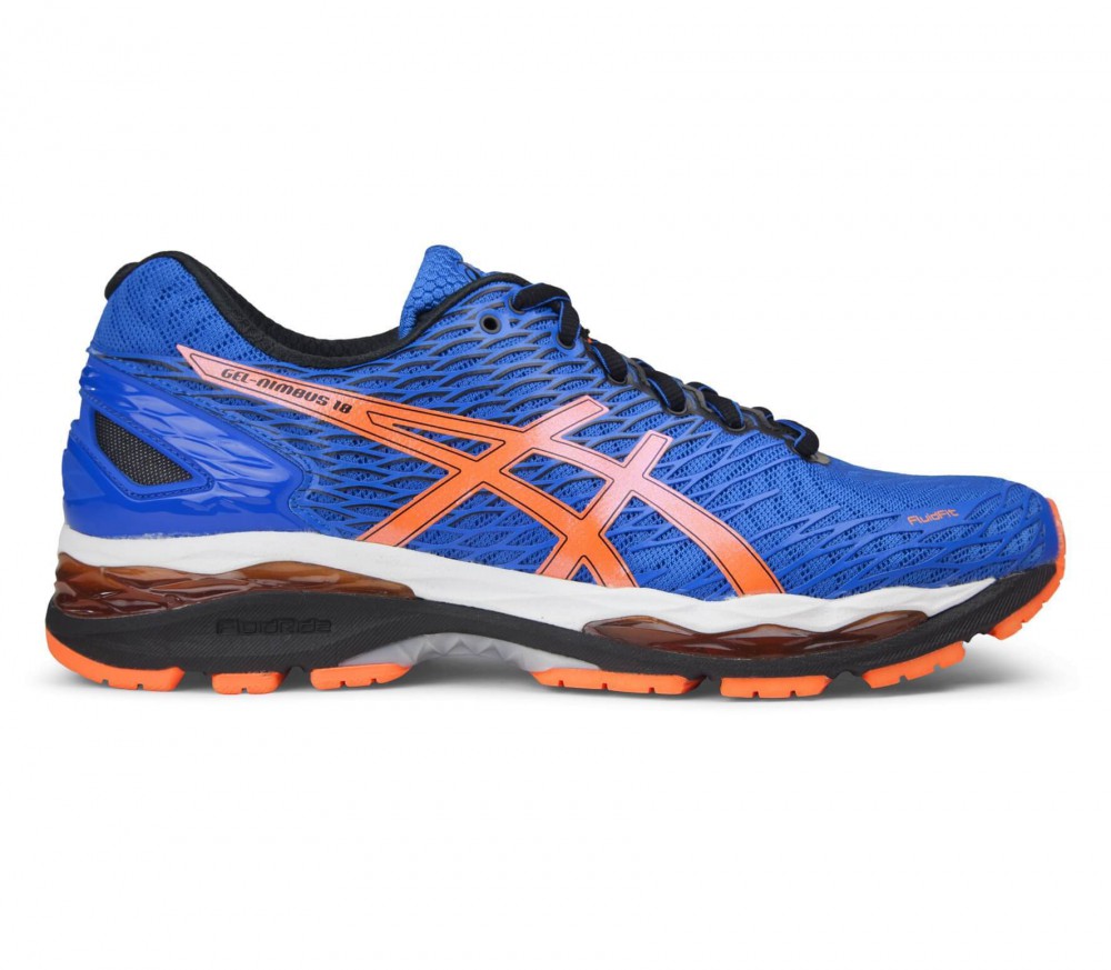 asics nimbus 18 hombre azul