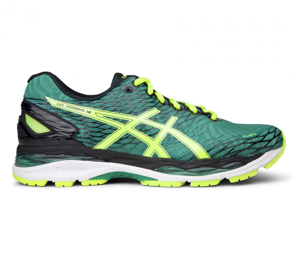 asics nimbus 18 verdes