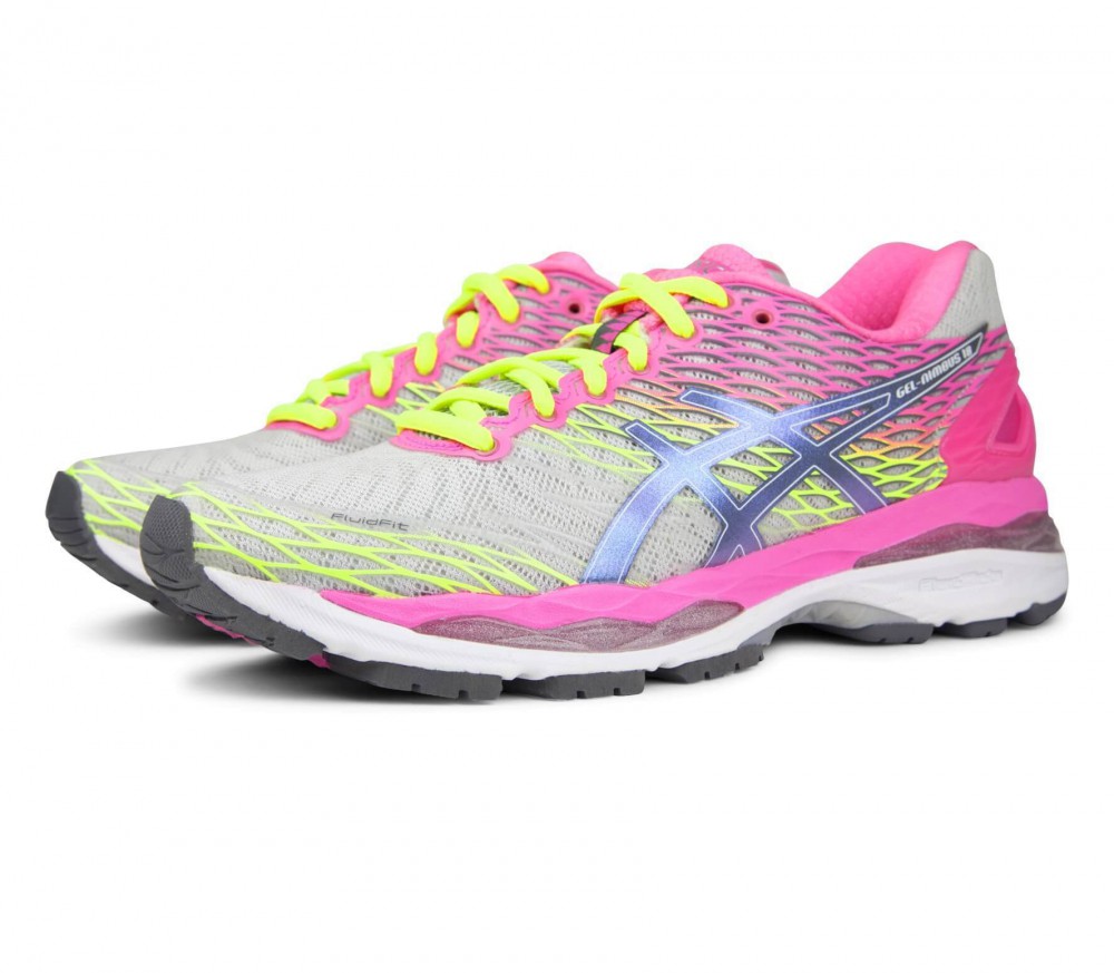 asics gel nimbus 19 mujer Gris